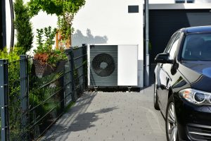 Warmtepomp buiten unit